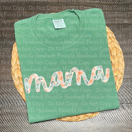 Custom Name Script Embroidered Appliqué T-Shirt or Sweatshirt