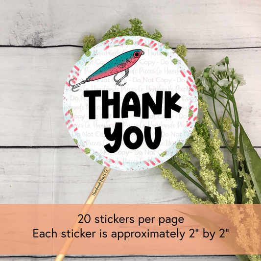 Thank You - Packaging Sticker, Lake Life Theme