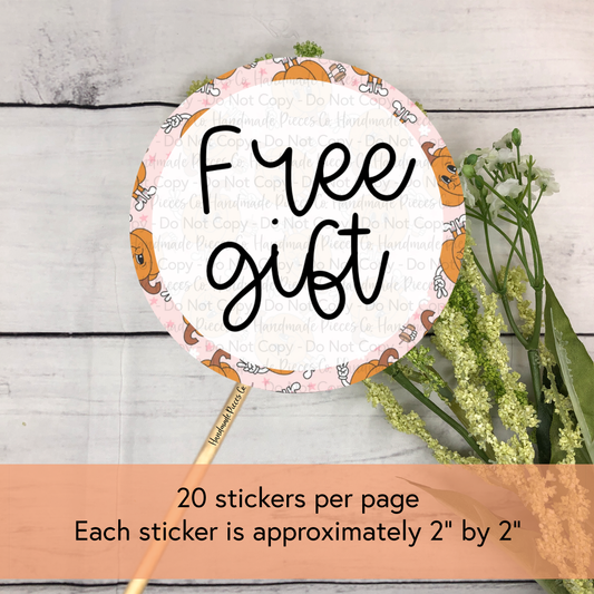 Free Gift - Packaging Sticker, Pumpkin Spice Theme