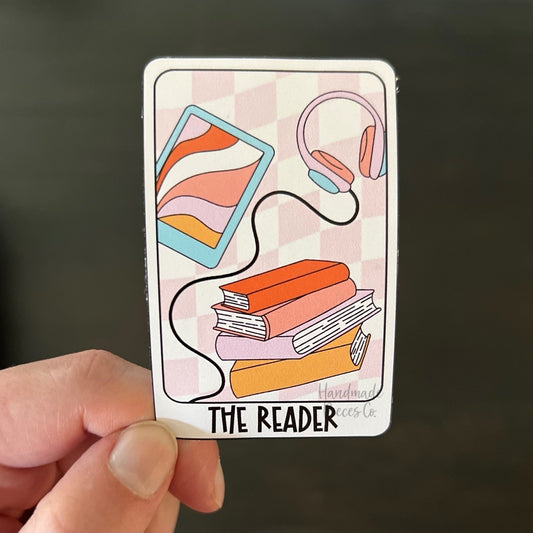 The Reader Tarot Card - Vinyl Sticker