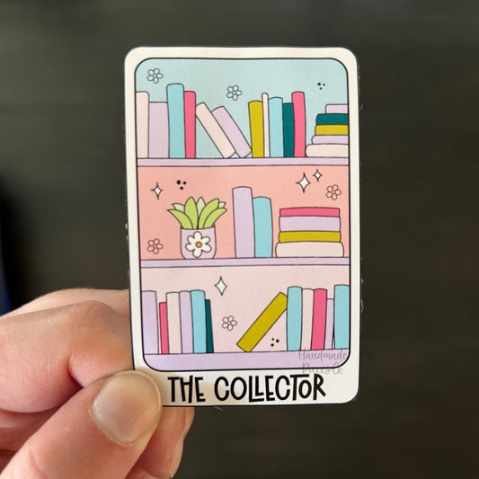The Collector Tarot Card - Vinyl Sticker