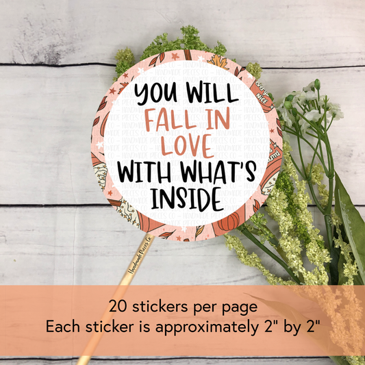 Fall Packaging Sticker