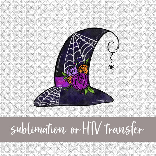 Witch Hat, Halloween - Sublimation or HTV Transfer