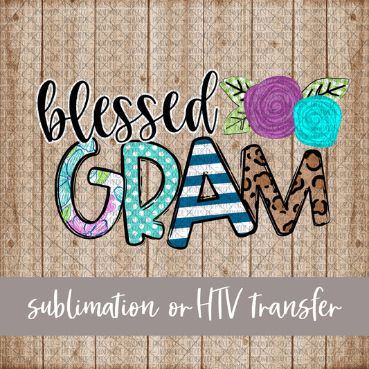 Blessed Gram - Sublimation or HTV Transfer