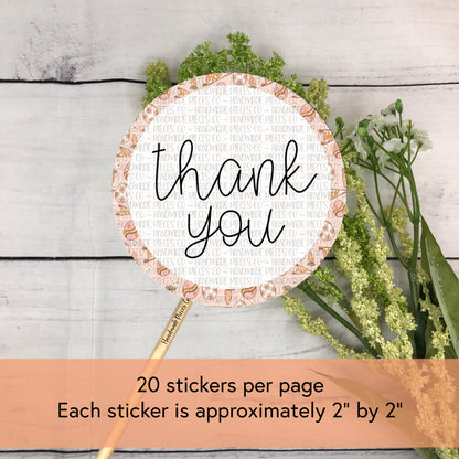 Thank You 2 - Packaging Sticker, Easter Theme 2022