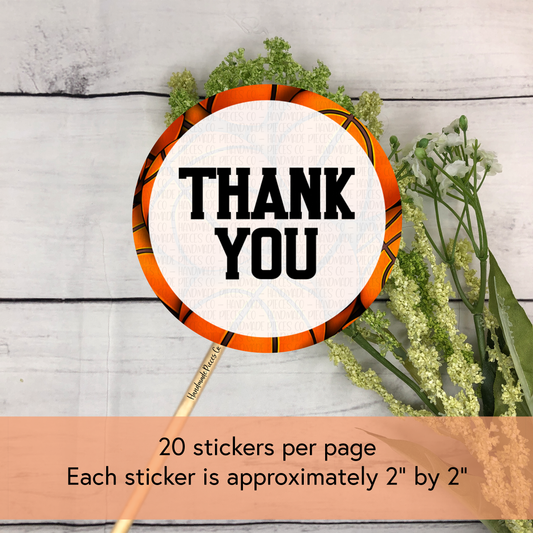 Thank You - Packaging Sticker, Ballin' Out Theme