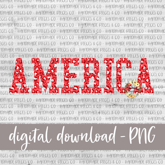 American, Leopard Red - Digital Download