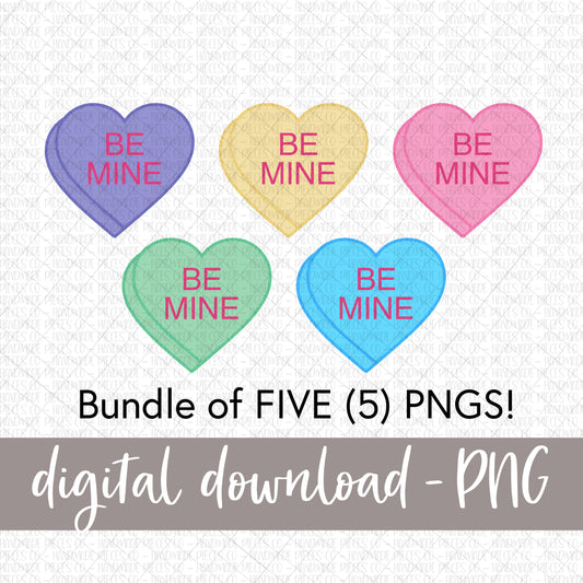Be Mine Candy Heart, Bundle - Digital Download
