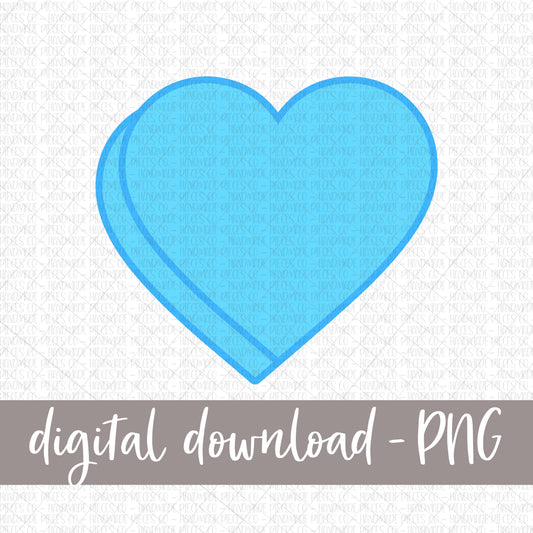 Candy Heart, Blue- Digital Download