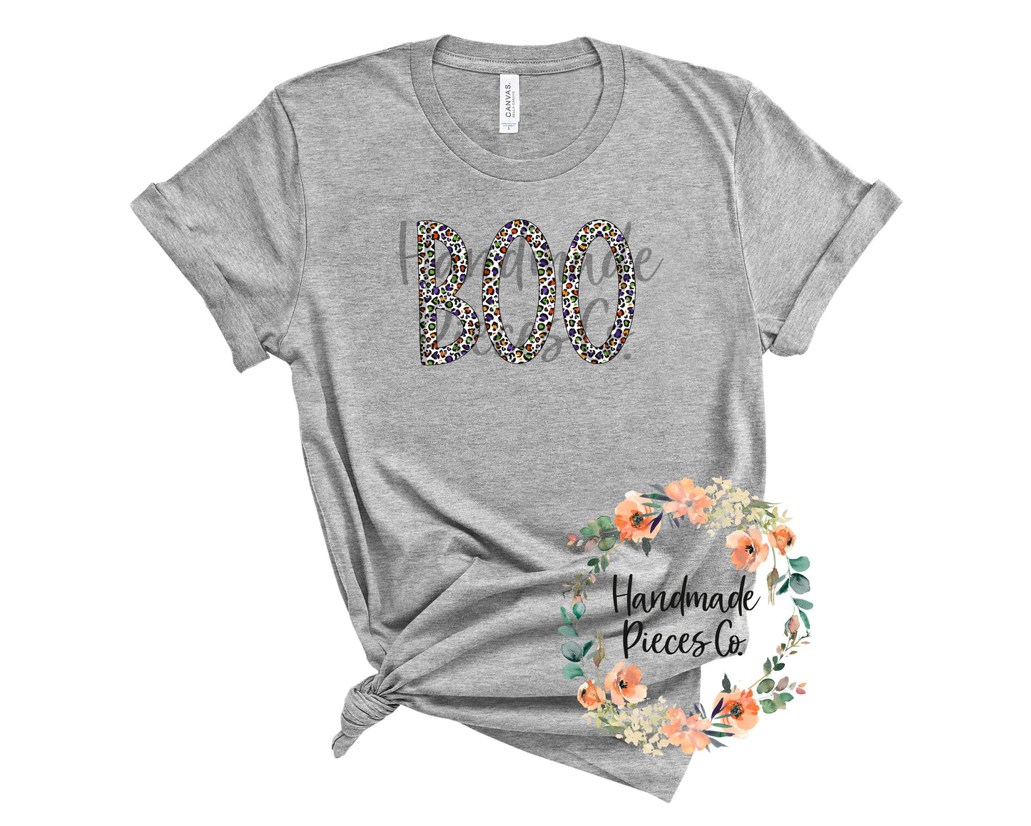 Boo, Halloween Leopard - Sublimation or HTV Transfer