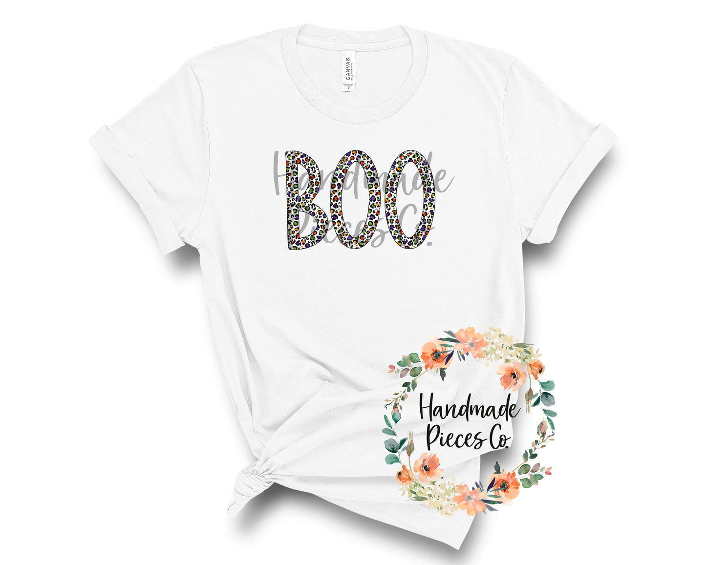 Boo, Halloween Leopard - Sublimation or HTV Transfer