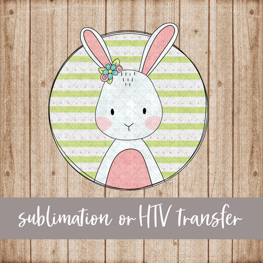 Bunny, Girl - Sublimation or HTV Transfer