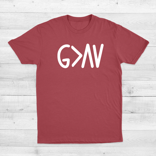 God Is Greater than the Highs and Lows Graphic Tee