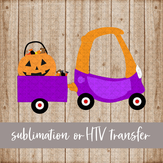 Halloween Coupe, Purple - Sublimation or HTV Transfer