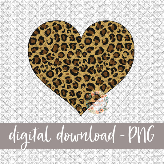 Heart, Leopard - Digital Download