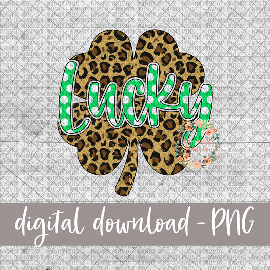 Lucky Shamrock, Leopard - Digital Download