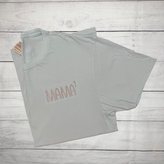Mama Exponential Embroidered TShirt, Sweatshirt, Hoodie, Quarterzip, or Full Zip Jacket