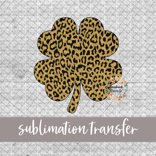 Shamrock, Cheetah - Sublimation Transfer