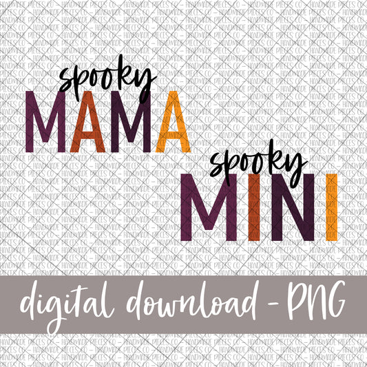 Spooky Mama and Mini, Bundle - Digital Download