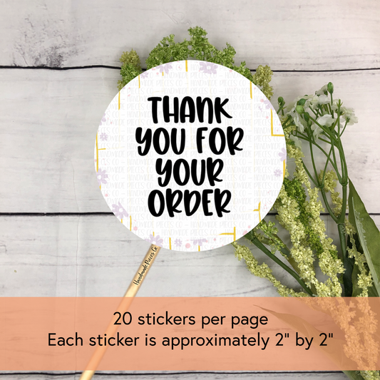 Thank You for Your Order, Spring Cleaning Theme