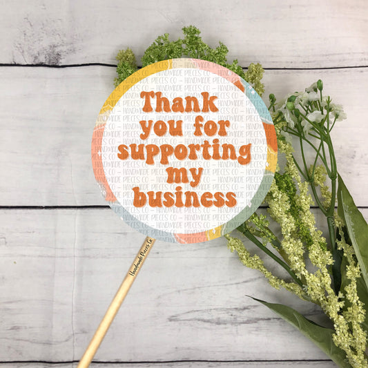 Thank You for Supporting my Business Packaging Sticker, Self Love Theme
