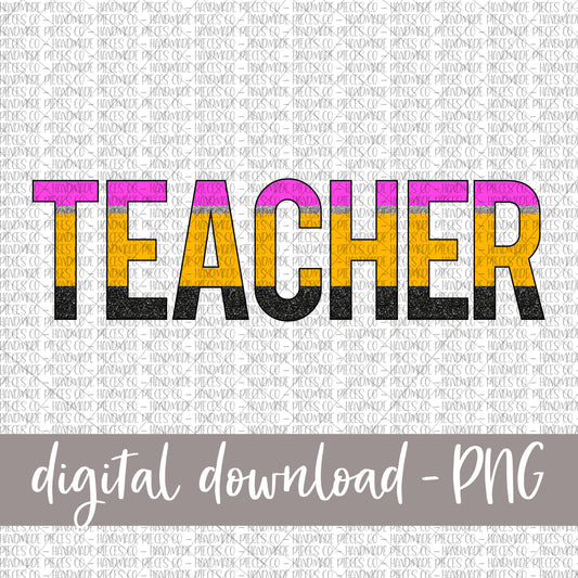 Teacher, Pencil Print - Digital Download