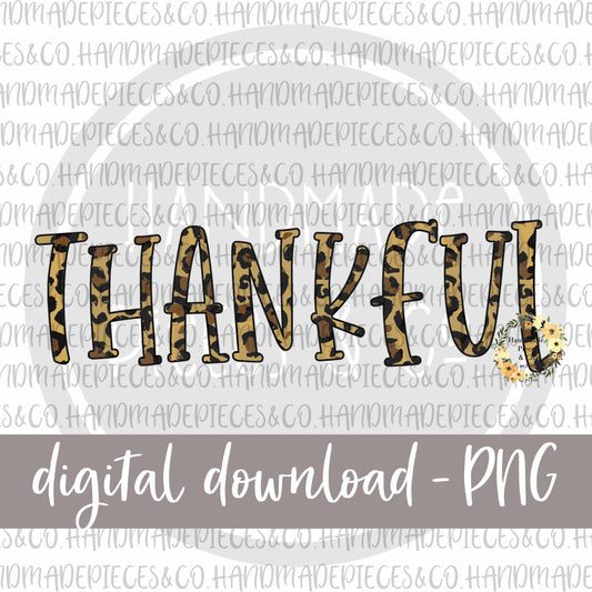 Thankful, Leopard - Digital Download