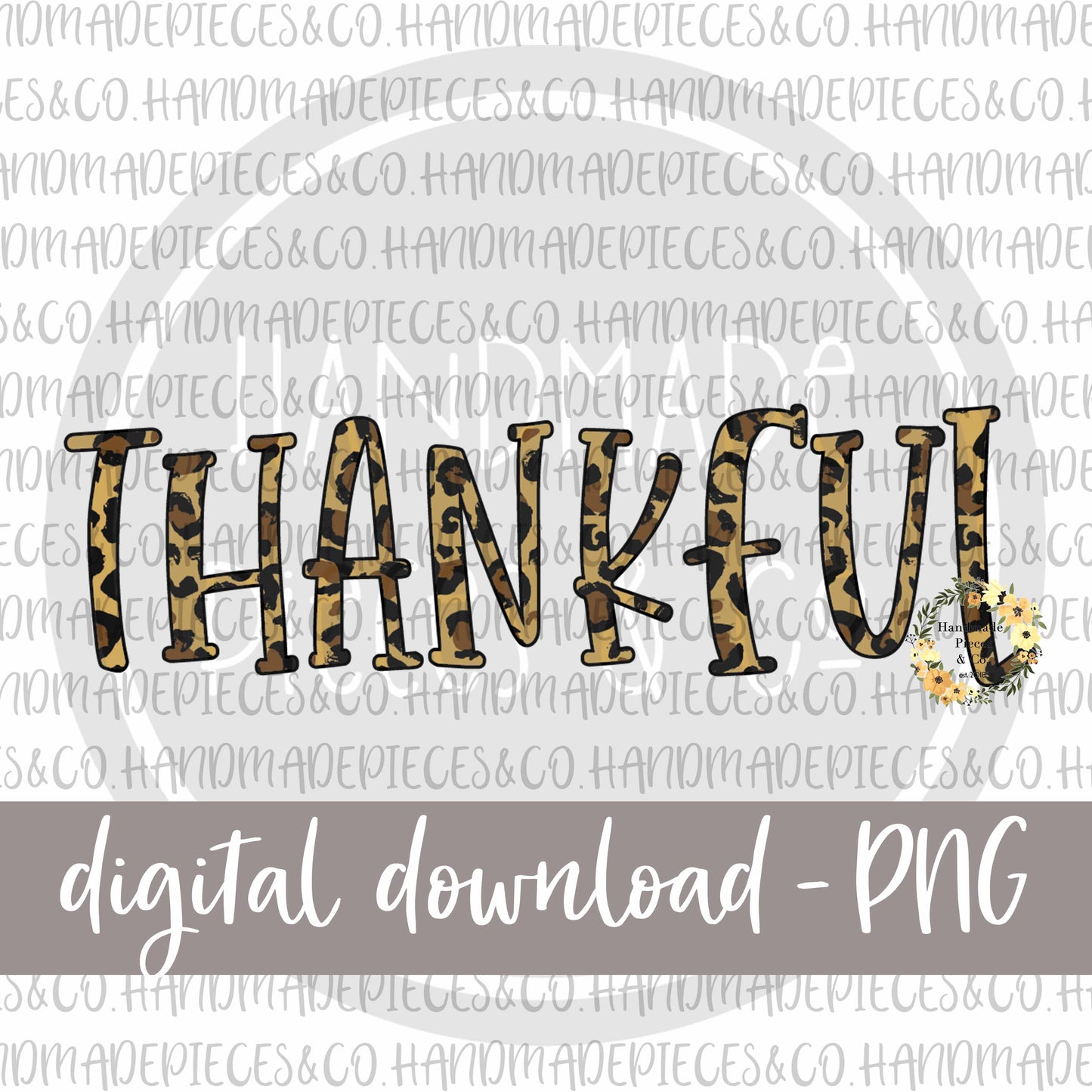 Thankful, Leopard - Digital Download