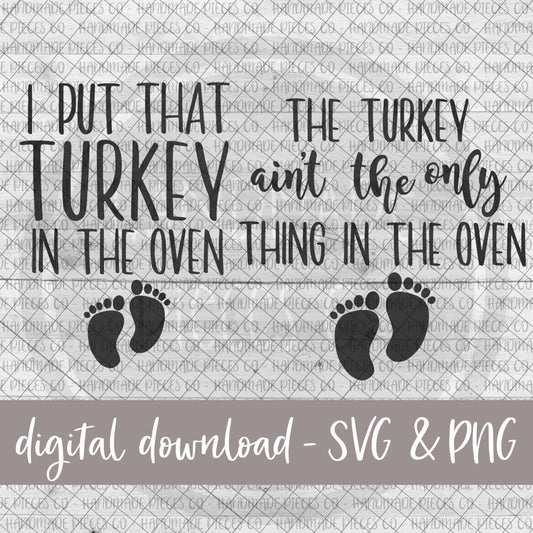 Turkey in the Oven, Bundle - Digital Download