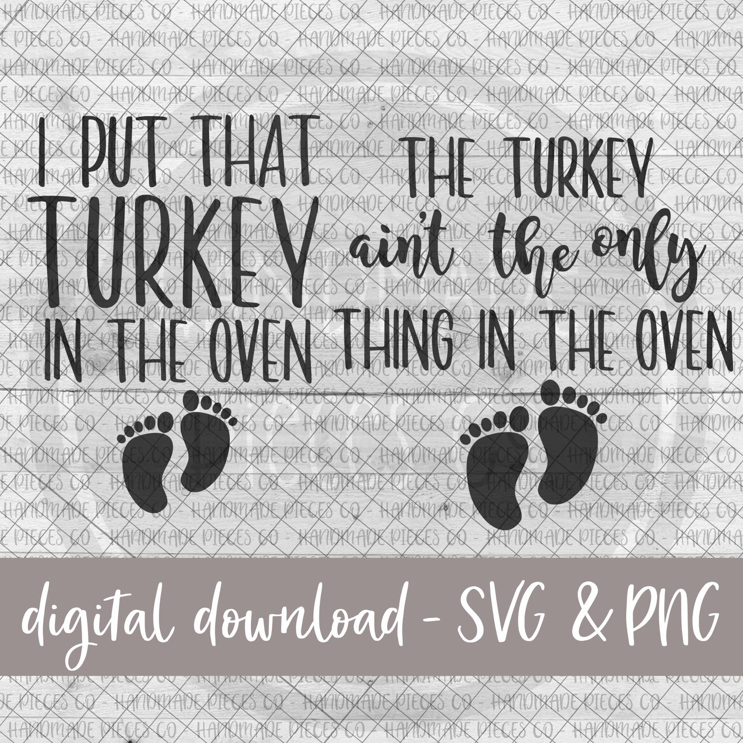 Turkey in the Oven, Bundle - Digital Download