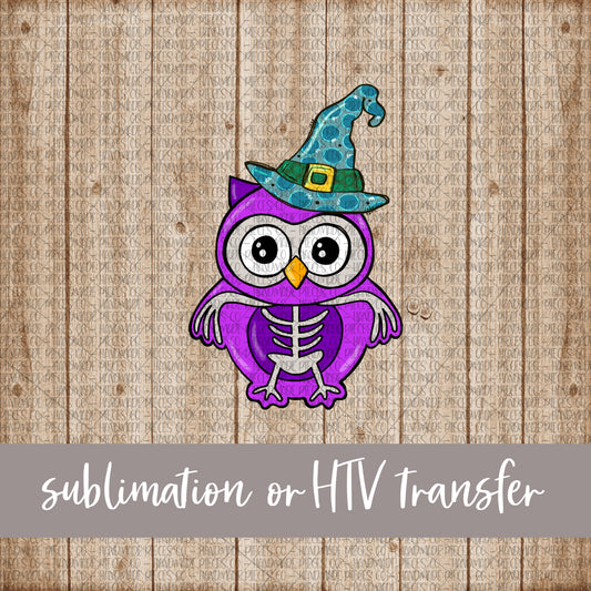 Witch Owl - Sublimation or HTV Transfer