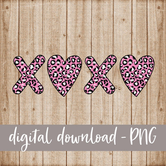 XOXO, Leopard Pink - Digital Download