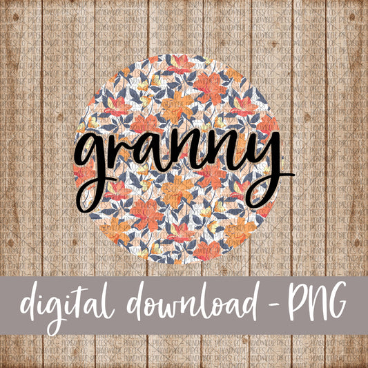 Granny Round, Floral 7 - Digital Download