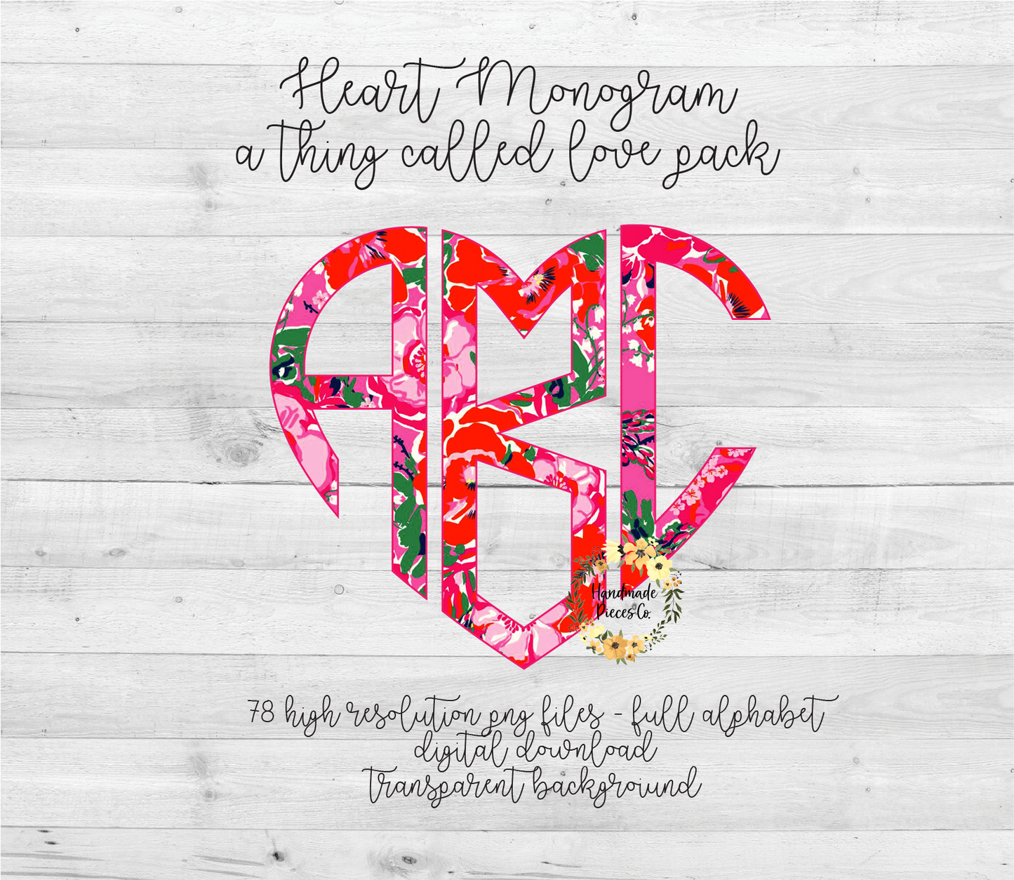 A Thing Called Love Monogram - Multiple Styles - Digital Download