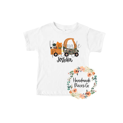 Hunting Coupe with Duck, Orange - Name Optional - Sublimation or HTV Transfer