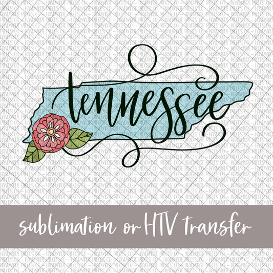 Tennessee - Sublimation or HTV Transfer