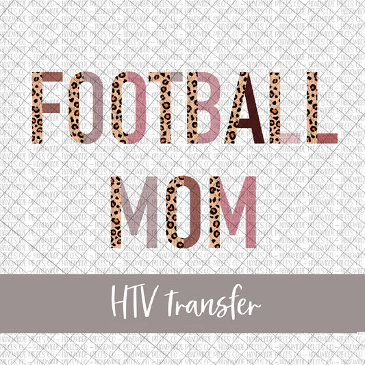 Football Mom, Leopard and Boho  - HTV Transfer