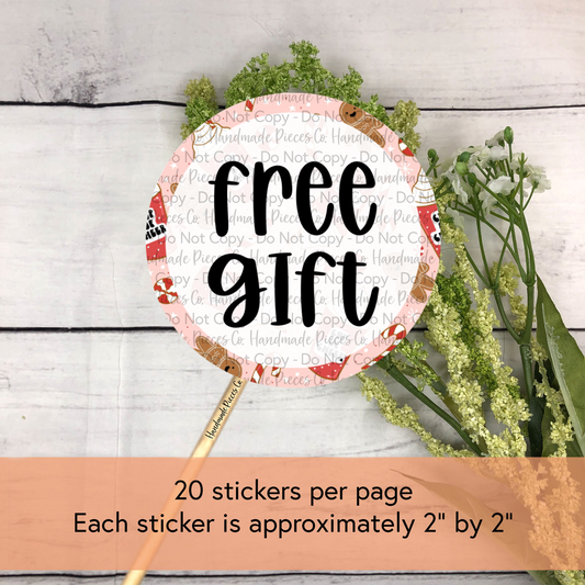 Free Gift - Packaging Sticker, Oh Snap, It’s Christmas Theme