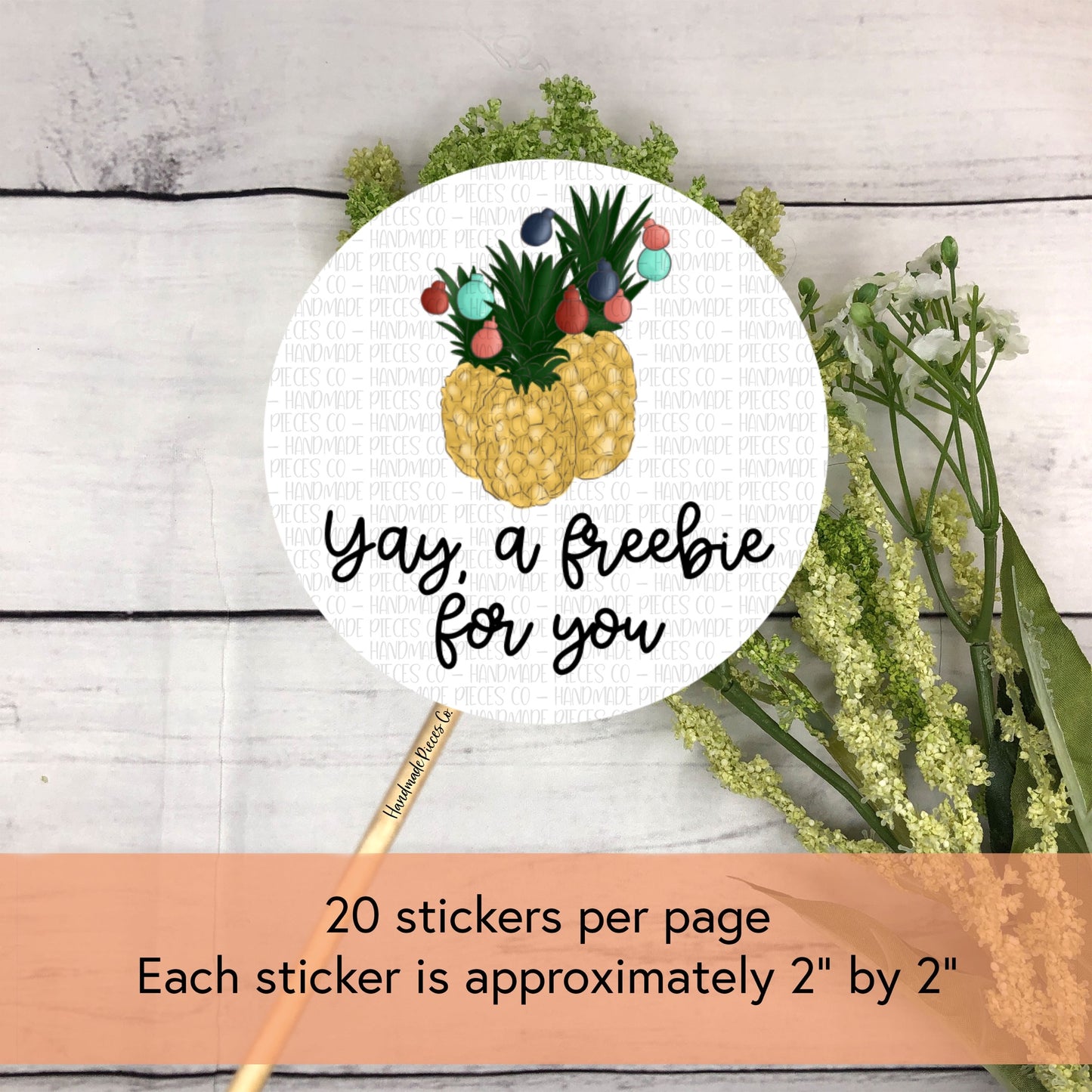 Yay, A Freebie For You - Packaging Sticker, Christmas in July Theme