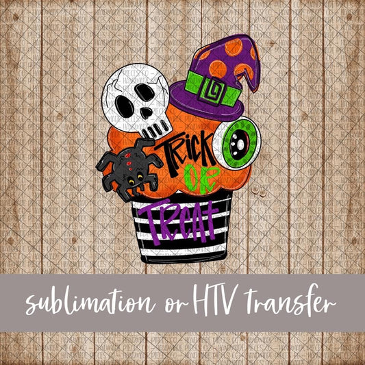 Trick or Treat - Sublimation or HTV Transfer