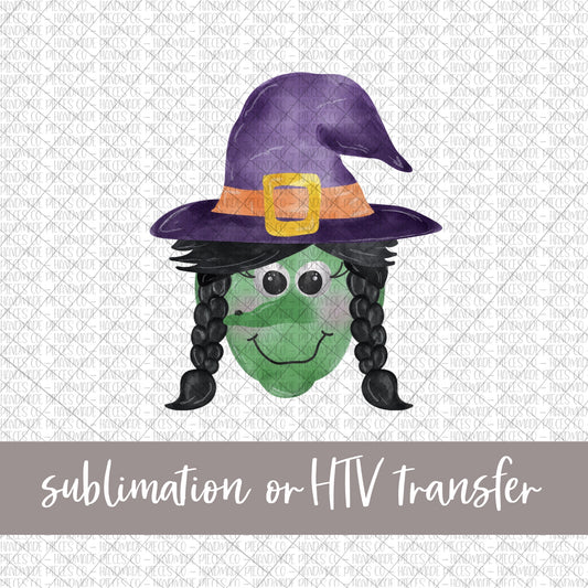 Witch - Sublimation or HTV Transfer