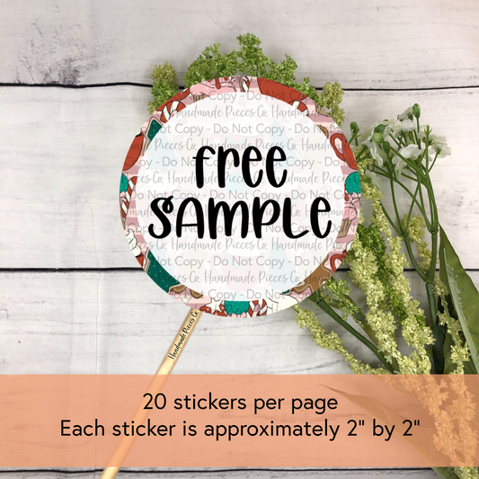 Free Sample - Packaging Sticker, Oh Snap, It’s Christmas Theme