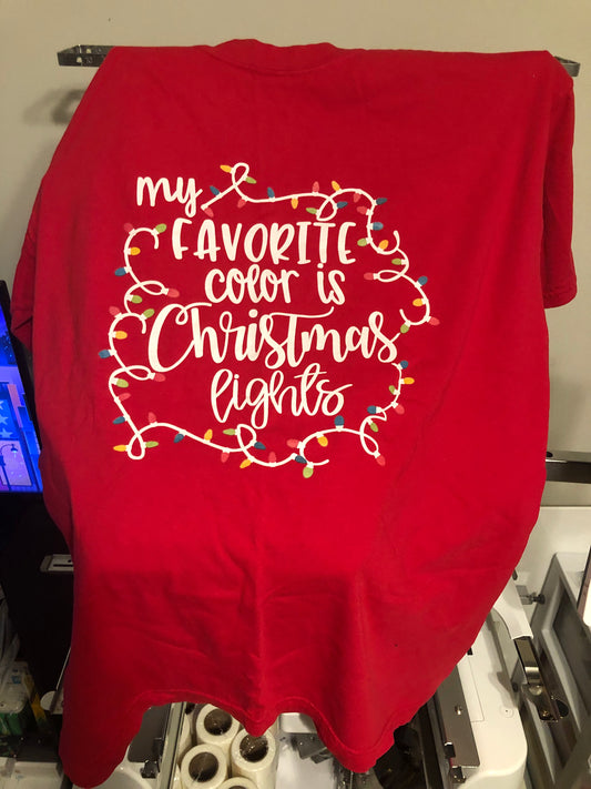 Blooper - My Favorite Color is Christmas Lights - Size Large