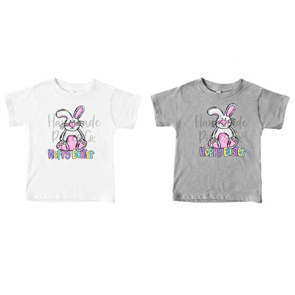 Bunny Pink, Hoppy Easter - Sublimation or HTV Transfer