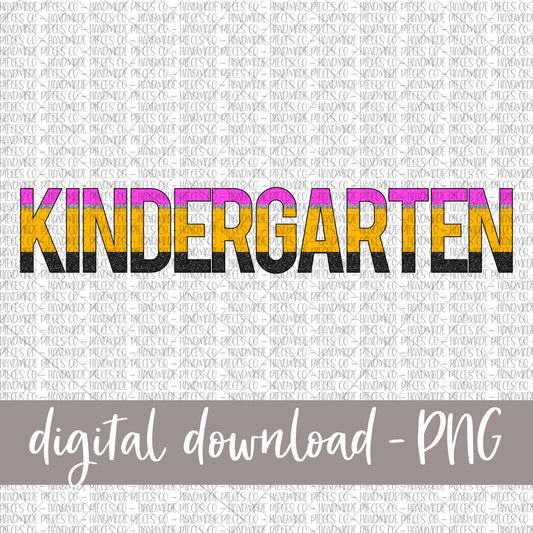 Kindergarten, Pencil Print, Version 1 - Digital Download