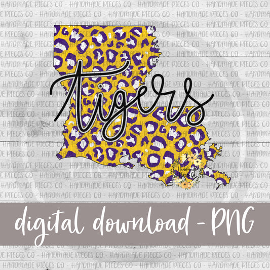Louisiana Leopard, Tigers - Digital Download
