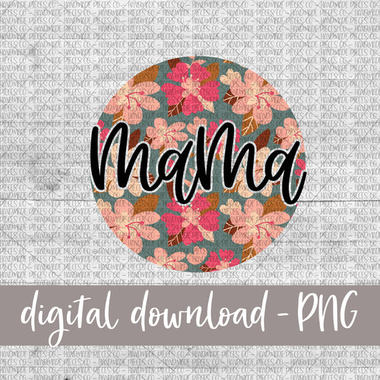 Mama Round, Floral 8 - Digital Download