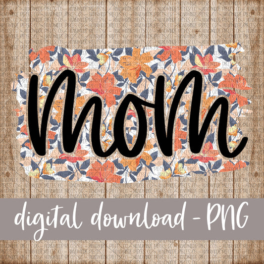 Mom Brushstroke, Floral 7 - Digital Download
