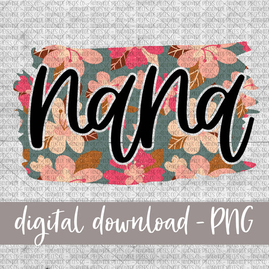 Nana Brushstroke, Floral 8 - Digital Download