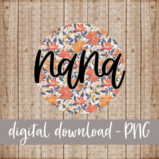 Nana Round, Floral 7 - Digital Download
